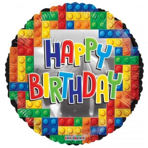 Happy Birthday - Colorful Blocks