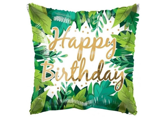 Happy Birthday - Jungle Leaves