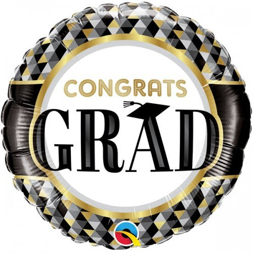 Congrats Grad - Gold and Black