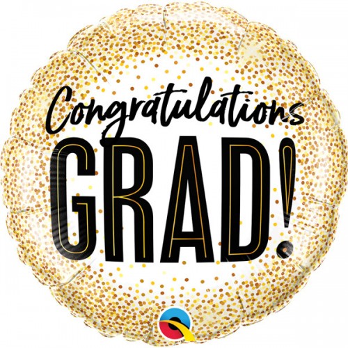 Congratulations Grad - Gold Confetti