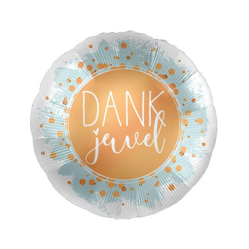 Dankjewel - Blauw en Goud