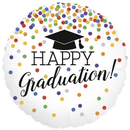 Happy Graduation Glittering Confetti