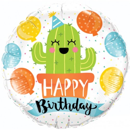 Happy Birthday - Happy Cactus