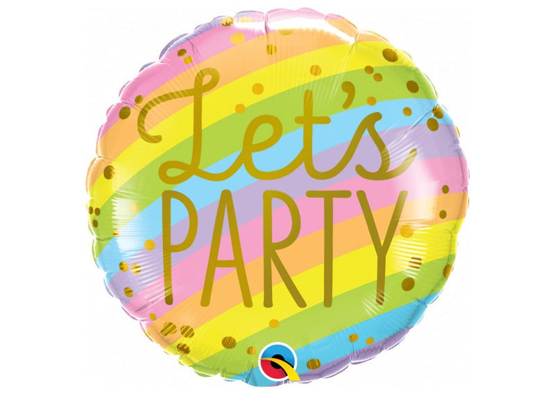 Let's Party - Rainbow Stripes