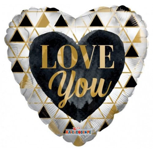 Love You - Black and Gold