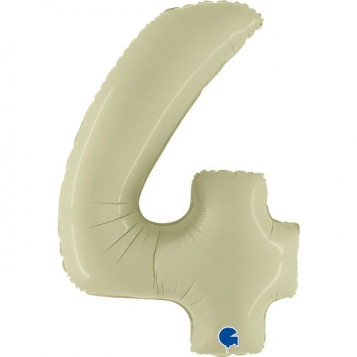 Folie Cijfer 102 cm Ivoor