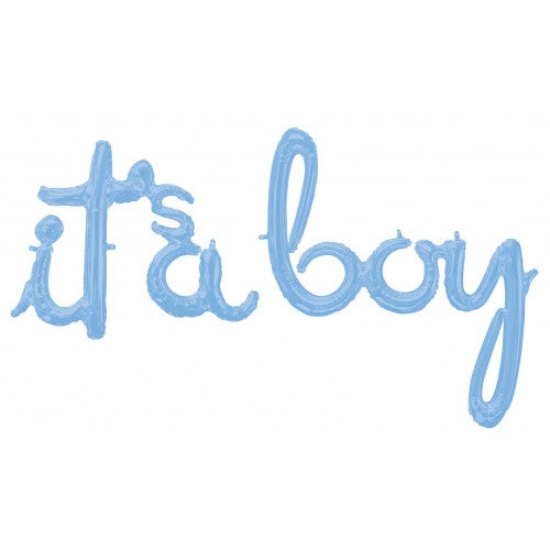 It's a Boy - Pastel Blue - Script